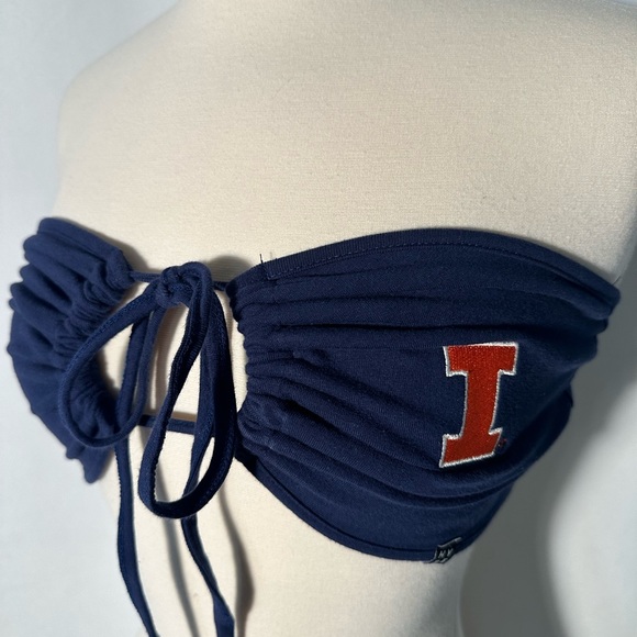 University of Illinois Hype and Vice tube top, game day crop top. Illini - Picture 2 of 6